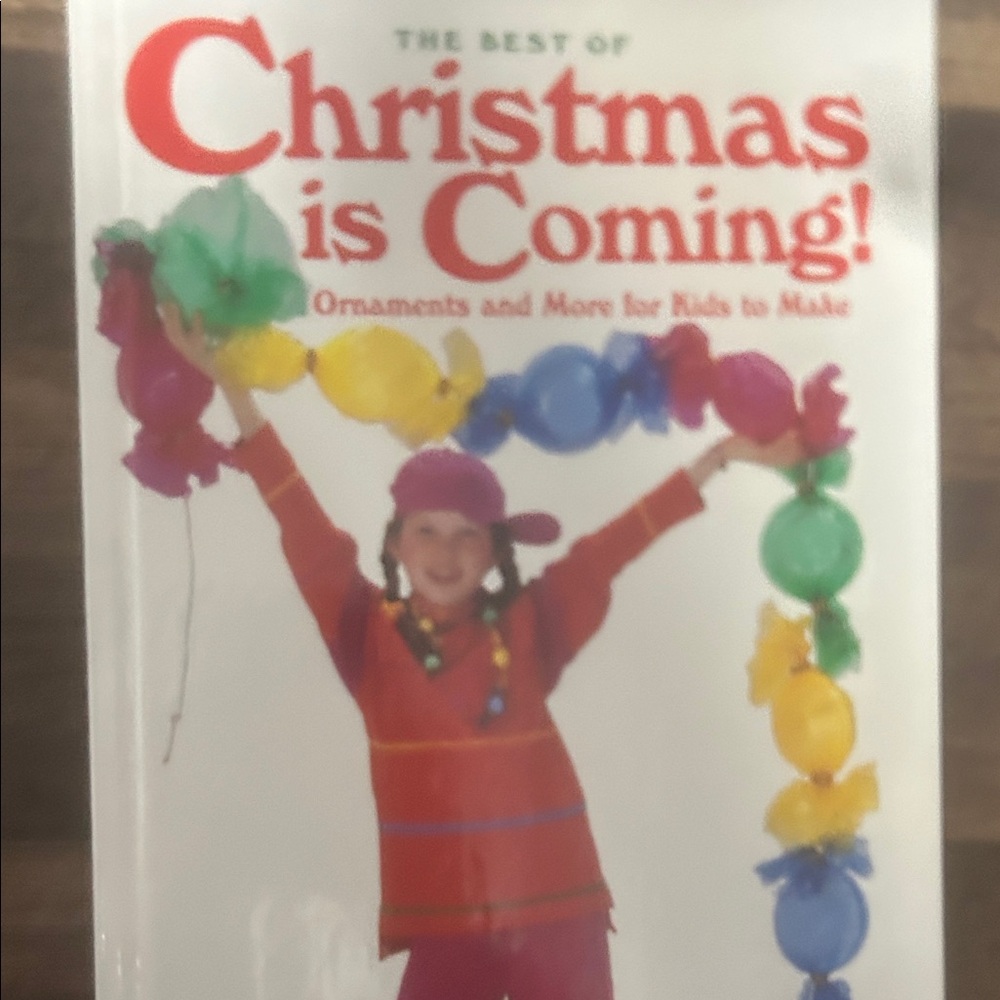 Christmas is Coming! Kids Craft Book - Red